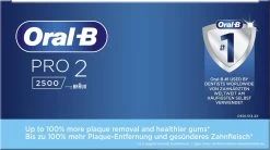 Oral B Oral-B PRO 2 2500 - Zwart - Elektrische Tandenborstel - Met Reisetui 22 Oral B Oral-B PRO 2 2500 - Zwart - Elektrische Tandenborstel - Met Reisetui -Mondverzorging 1200x671 2