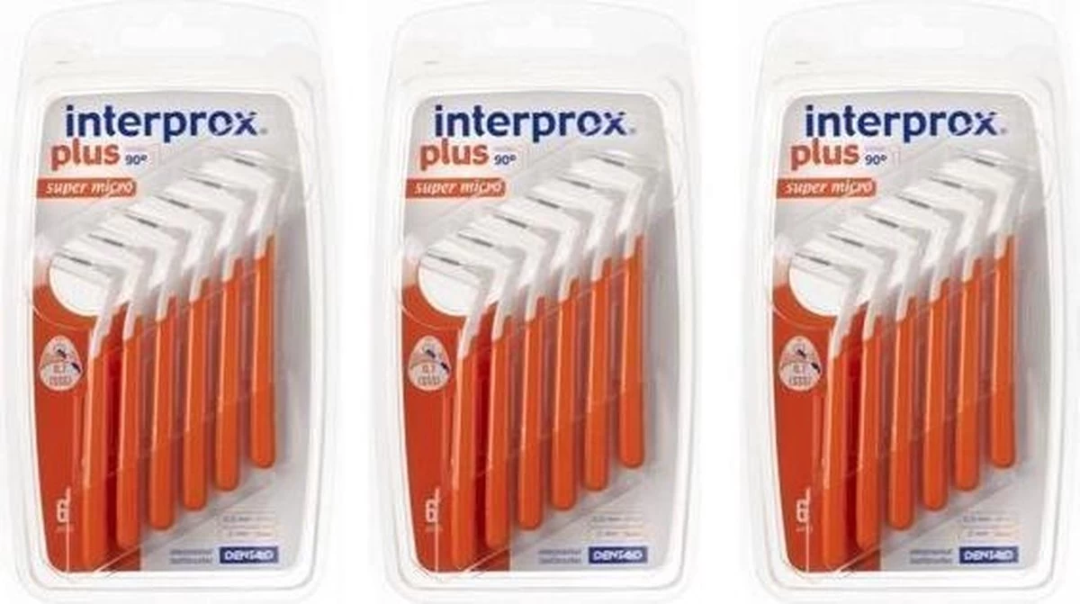 Interprox Plus Super Micro Ragers - 2 Mm - 3 X 6 Stuks 3 Interprox Plus Super Micro Ragers - 2 Mm - 3 X 6 Stuks