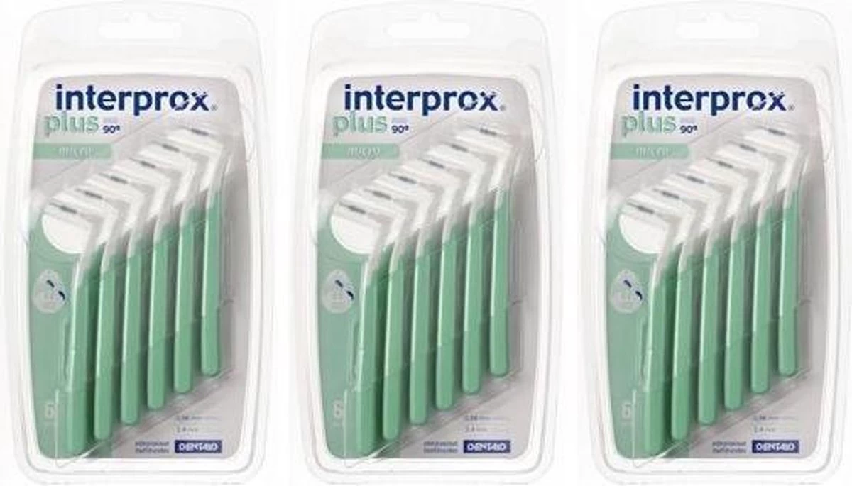 Interprox Plus Micro - 2,4 Mm - 3 X 6 Stuks 3 Interprox Plus Micro - 2,4 Mm - 3 X 6 Stuks