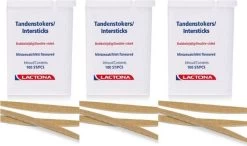 Lactona Intersticks - 3x 100 Stuks - Tandenstoker - Voordeelverpakking 5 Lactona Intersticks - 3x 100 Stuks - Tandenstoker - Voordeelverpakking -Mondverzorging 1200x707
