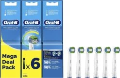 Oral B Oral-B Precision Clean - Met CleanMaximiser-technologie - Opzetborstels - 6 Stuks -Mondverzorging 1200x783