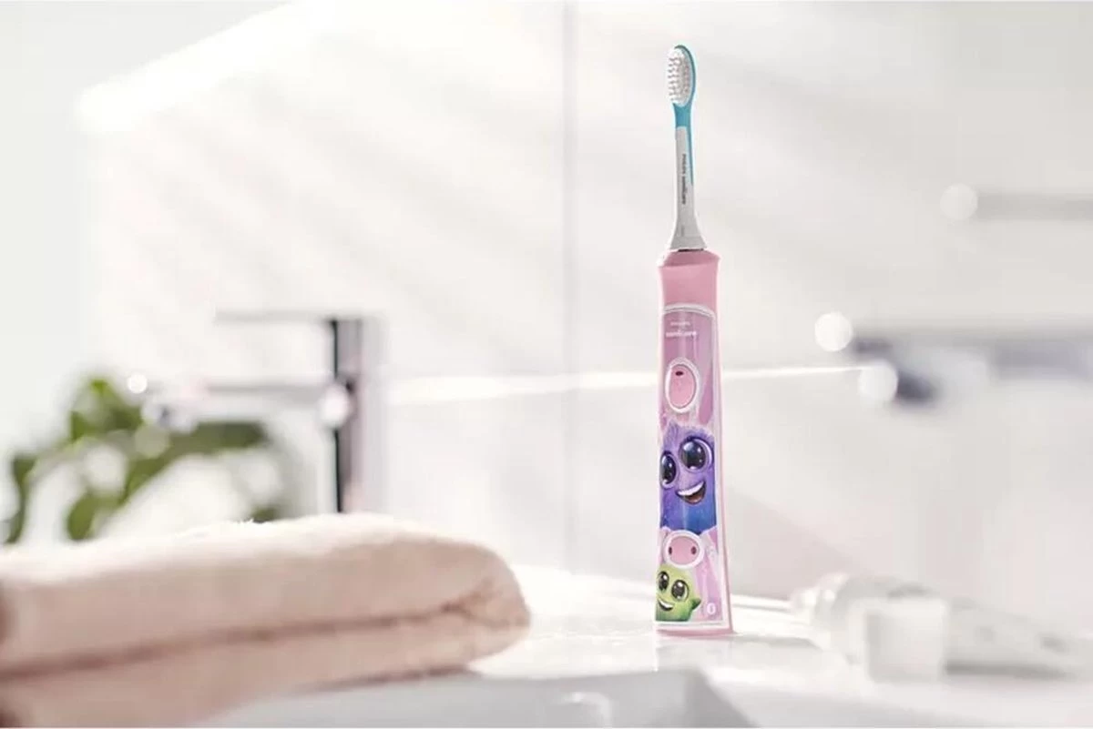 Philips Sonicare For Kids HX6352/42 - Elektrische Tandenborstel - Roze 9 Philips Sonicare For Kids HX6352/42 - Elektrische Tandenborstel - Roze - Afbeelding 7