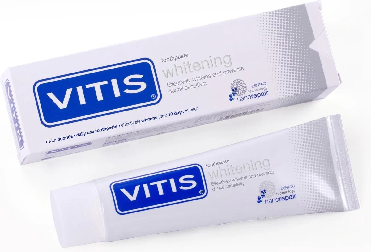 Vitis Whitening Tandpasta 4 Pack 7 Vitis Whitening Tandpasta 4 Pack - Afbeelding 5