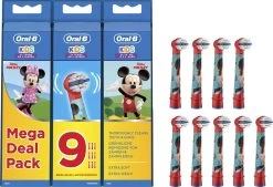 Oral B Oral-B Kids Opzetborstels Met Disney Mickey Mouse-figuren, 9 Stuks
