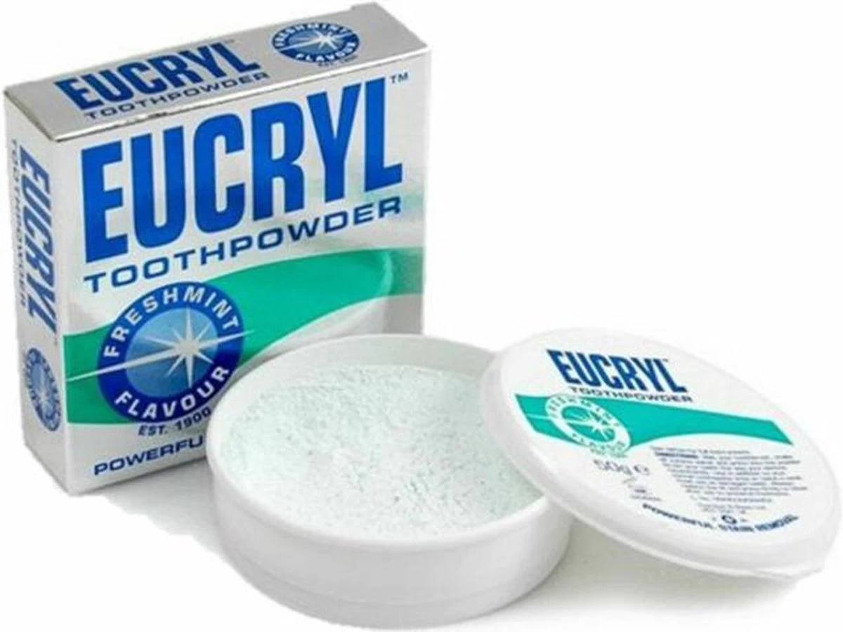 Eucryl Tandpoeder - Fresh Mint - 50 Gram 4 Eucryl Tandpoeder - Fresh Mint - 50 Gram - Afbeelding 2