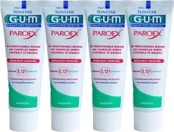 GUM® 4x GUM Tandpasta Paroex 75 Ml 10 GUM® 4x GUM Tandpasta Paroex 75 Ml -Mondverzorging 1200x908
