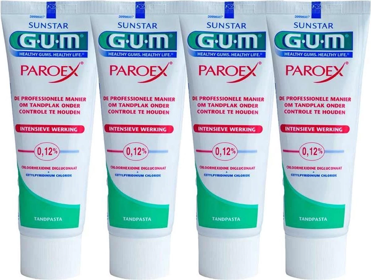 GUM® 4x GUM Tandpasta Paroex 75 Ml 6 GUM® 4x GUM Tandpasta Paroex 75 Ml - Afbeelding 4