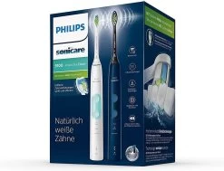 Philips 4500 Series HX6851/34 - Sonische Tandenborstel - Wit En Blauw -Mondverzorging 1200x916 1