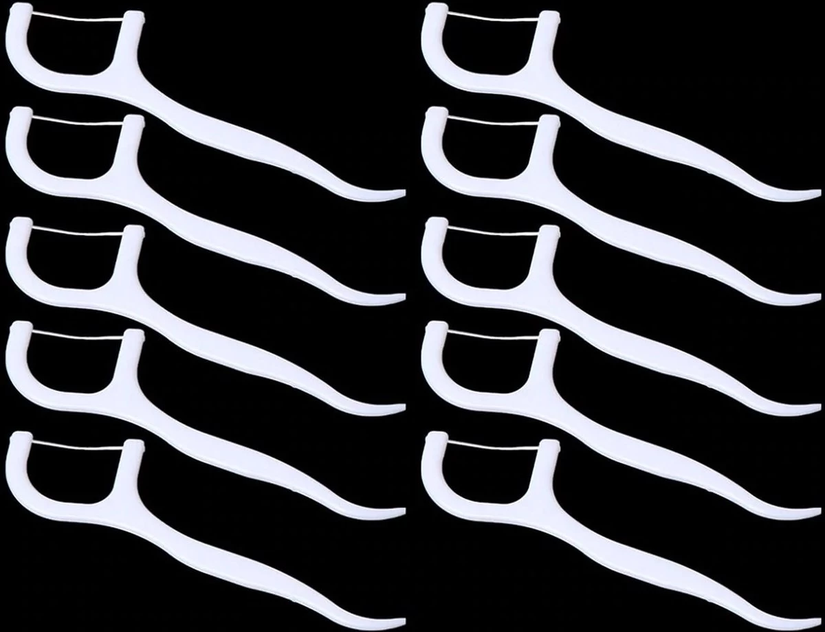 Merkloos Tanden Flosser - 50 Stuks – Tandenstoker Flosser - Wit 5 Merkloos Tanden Flosser - 50 Stuks – Tandenstoker Flosser - Wit - Afbeelding 3