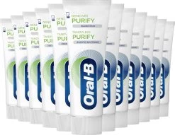Oral B 12x Oral-B Tandpasta Gum Purify Zachte Whitening 75 Ml -Mondverzorging 1200x926