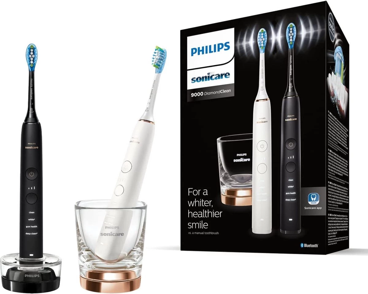 Philips Sonicare Diamondclean HX9914/57 - Elektrische Tandenborstels - Duo Pack 3 Philips Sonicare Diamondclean HX9914/57 - Elektrische Tandenborstels - Duo Pack