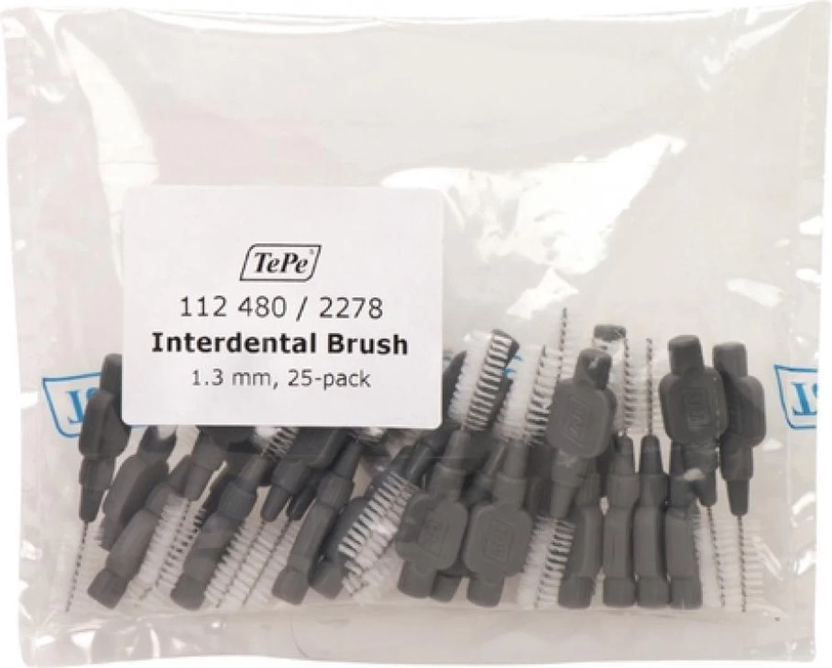 Tepe Interdentale Rager Origineel 1.3 Mm Grijs - 25 Stuks 7 Tepe Interdentale Rager Origineel 1.3 Mm Grijs - 25 Stuks - Afbeelding 5