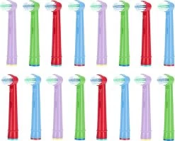Cosity - Universele Opzetborstels Voor Kinderen - Voor Kids - Geschikt Voor Oral-B - 16 Stuks - Soft