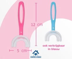 Tandenborstel Voor Kinderen - Eenvoudig, Hygiënisch En De Oplossing Voor Tandenpoetsen Bij Kinderen - BPA Vrij - ROZE - 2 Tot 6 Jaar -Mondverzorging 1200x981
