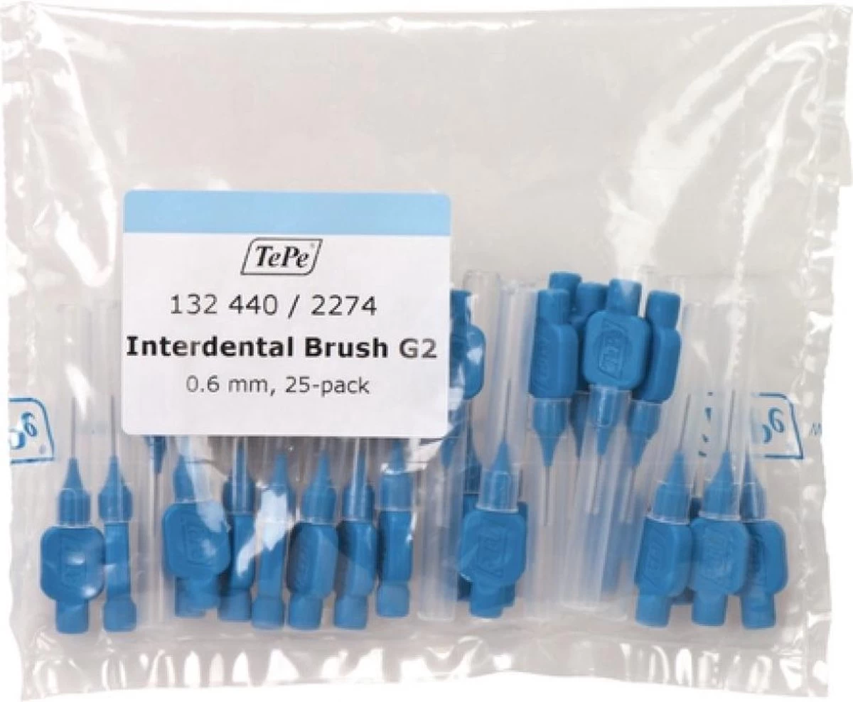 Tepe Interdentale Rager Origineel 0.6 Mm Blauw - 25 Stuks 7 Tepe Interdentale Rager Origineel 0.6 Mm Blauw - 25 Stuks - Afbeelding 5