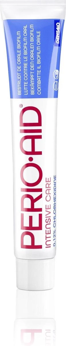 4x Perio-Aid Intensive Care Gel Tandpasta - Voordeelverpakking 3 4x Perio-Aid Intensive Care Gel Tandpasta - Voordeelverpakking