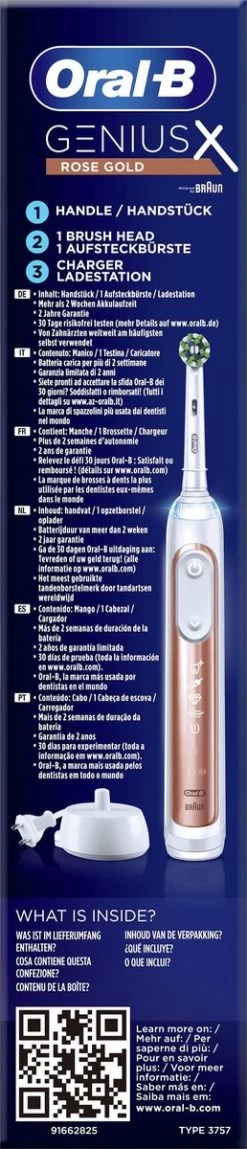 Oral B Oral-B Genius X Elektrische Tandenborstel Rosegold -Mondverzorging 258x1200 4