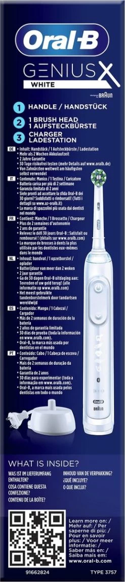 Oral B Oral-B Genius X - Wit - Elektrische Tandenborstel - Ontworpen Door Braun - 1 Handvat En 1 Opzetborstel 19 Oral B Oral-B Genius X - Wit - Elektrische Tandenborstel - Ontworpen Door Braun - 1 Handvat En 1 Opzetborstel -Mondverzorging 259x1200