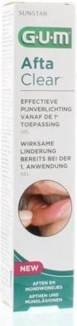 GUM® GUM AftaClear Mondgel 10 Ml 29 GUM® GUM AftaClear Mondgel 10 Ml -Mondverzorging 283x1200 1