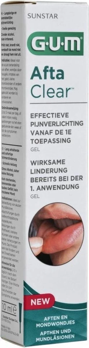 GUM® GUM AftaClear Mondgel 10 Ml 3 GUM® GUM AftaClear Mondgel 10 Ml