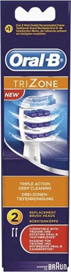 Oral B Oral-B TriZone - Opzetborstels - 2 Stuks 35 Oral B Oral-B TriZone - Opzetborstels - 2 Stuks -Mondverzorging 314x1200 2