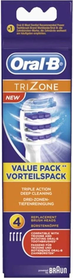 Oral B Oral-B TriZone - Opzetborstels - 4 Stuks 37 Oral B Oral-B TriZone - Opzetborstels - 4 Stuks -Mondverzorging 315x1200