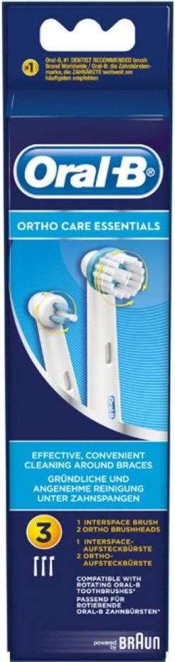 Oral B Oral-B Ortho Care - Opzetborstels - 3 Stuks -Mondverzorging 318x1200
