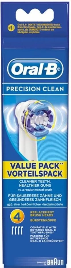 Oral B Oral-B Precision Clean Opzetborstels - 4 Stuks -Mondverzorging 320x1200 1