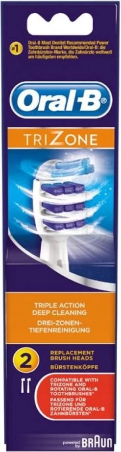 Oral B Oral-B TriZone - Opzetborstels - 2 Stuks 30 Oral B Oral-B TriZone - Opzetborstels - 2 Stuks -Mondverzorging 321x1200 1