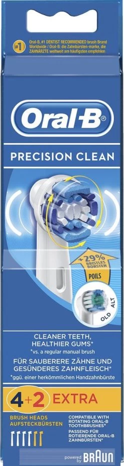 Oral B Oral-B Precision Clean - Opzetborstels - 6 Stuks - Wit -Mondverzorging 321x1200 3