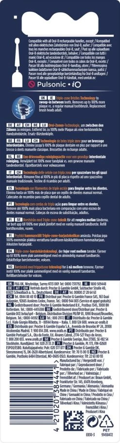 Oral B ORAL-B - Tandenborstel Trizone EB30 - Verp. 3st. - 80217891 10 Oral B ORAL-B - Tandenborstel Trizone EB30 - Verp. 3st. - 80217891 -Mondverzorging 327x1200 22