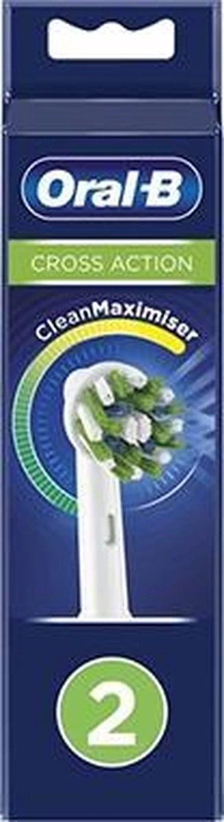 Oral B Oral-B CrossAction - Met CleanMaximiser-technologie - Opzetborstels - 2 Stuks 10 Oral B Oral-B CrossAction - Met CleanMaximiser-technologie - Opzetborstels - 2 Stuks - Afbeelding 8