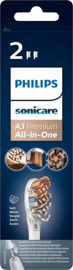 Philips A3 Premium All-inOne HX9092/10 - Opzetborstels - 2 Stuks -Mondverzorging 328x1200 4