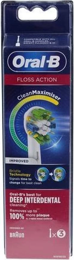 Oral B Oral-B Opzetborstels FlossAction 3 Stuks -Mondverzorging 343x1200