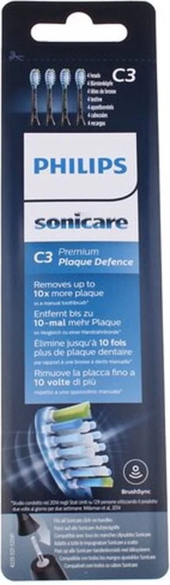 Philips Sonicare C3 Premium Plaque Defense HX9044/33 - Opzetborstel - 4 Stuks -Mondverzorging 349x1200