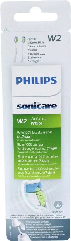 Philips Sonicare W2 Optimal White HX6062/10 - Opzetborstel - 2 Stuks -Mondverzorging 353x1200 1