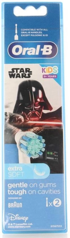 Oral B Oral-B Opzetborstels Kids 2 Stuks 25 Oral B Oral-B Opzetborstels Kids 2 Stuks -Mondverzorging 355x1200