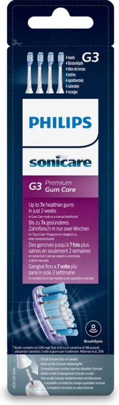 Philips Sonicare AdaptiveClean Gum HX9054/17 - Opzetborstel - 4 Stuks -Mondverzorging 355x1200 3