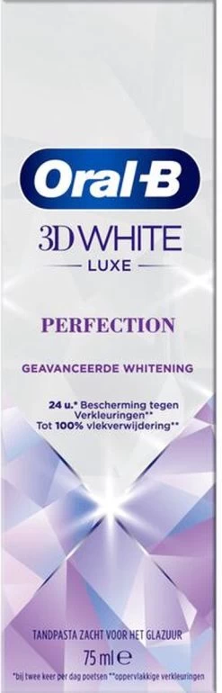 Oral B Oral-B 3D White Luxe Perfection - Voordeelverpakking 4 X 75 Ml -Tandpasta Verpakt In Gerecycleerd Karton 15 Oral B Oral-B 3D White Luxe Perfection - Voordeelverpakking 4 X 75 Ml -Tandpasta Verpakt In Gerecycleerd Karton -Mondverzorging 385x1200