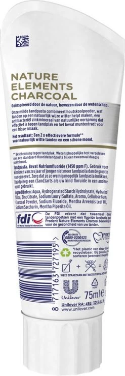 Prodent Charcoal Whitening & Detox Tandpasta - 12 X 75 Ml - Voordeelverpakking -Mondverzorging 401x1200 2