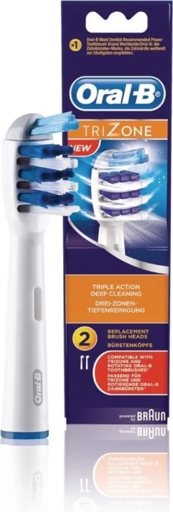Oral B Oral-B TriZone - Opzetborstels - 2 Stuks 39 Oral B Oral-B TriZone - Opzetborstels - 2 Stuks -Mondverzorging 406x1200