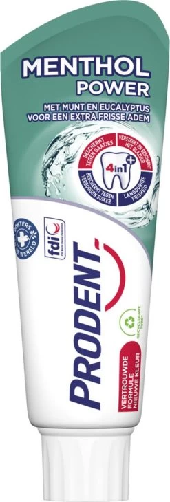 Prodent Menthol Power Tandpasta - 12 X 75 Ml - Voordeelverpakking -Mondverzorging 406x1200 5