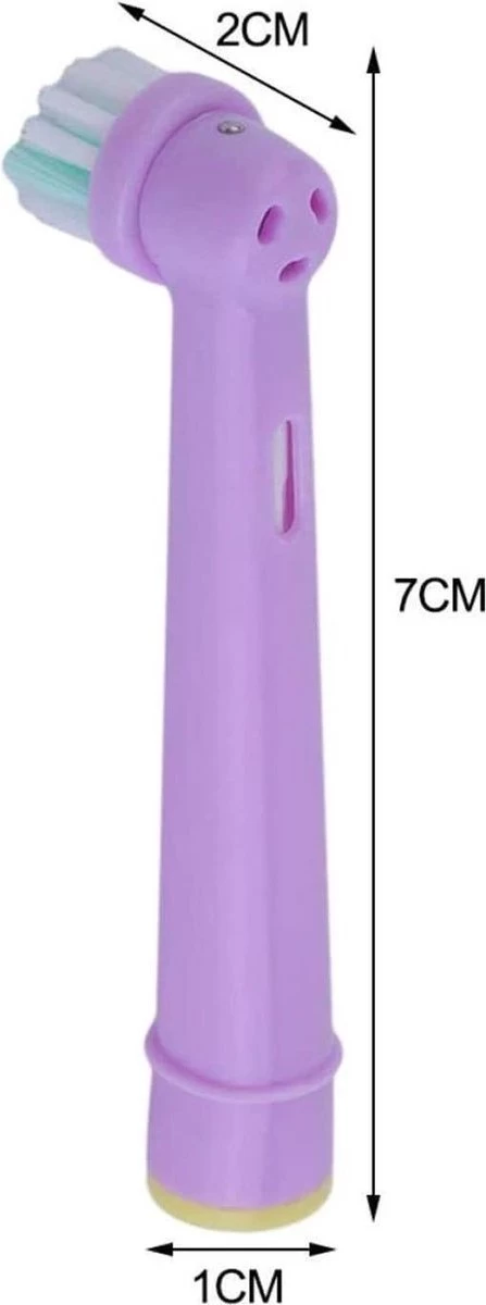 EB-10A Opzetborstels Voor Kids - 12 Stuks Vardaan Opzetborstel Voor Elektrische Tandenborstels - Oral-B - Voor Kleine Tandjes - Zachte Borstelharen - Oral-B - Voor Elektrische Tandenborstel - Mondhygiëne - Junior - 12x 4 EB-10A Opzetborstels Voor Kids - 12 Stuks Vardaan Opzetborstel Voor Elektrische Tandenborstels - Oral-B - Voor Kleine Tandjes - Zachte Borstelharen - Oral-B - Voor Elektrische Tandenborstel - Mondhygiëne - Junior - 12x - Afbeelding 2