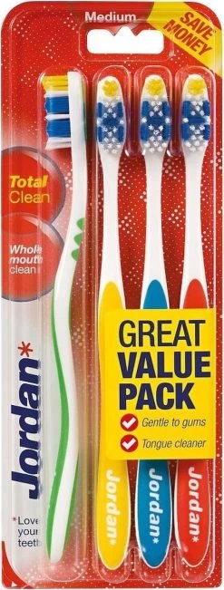 Jordan - Total Clean Tandenborstels Medium - 4 Stuks -Mondverzorging 455x1200 2
