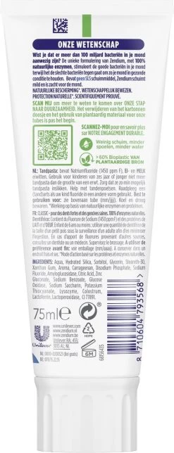 Zendium Classic Tandpasta - 12 X 75 Ml - Voordeelverpakking -Mondverzorging 460x1200 5