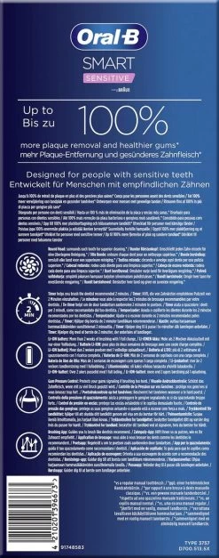 Oral B Oral-B Smart Sensitive - Elektrische Tandenborstel - Ontworpen Door Braun - 1 Handvat En 1 Opzetborstel -Mondverzorging 473x1200 1