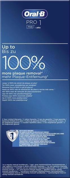 Oral B Oral-B PRO 1 - 750 - Elektrische Tandenborstel - Inclusief Reisetui -Mondverzorging 473x1200 2