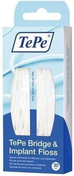 Tepe Floss Bridge & Implant 30 St 17 Tepe Floss Bridge & Implant 30 St -Mondverzorging 502x1200 1