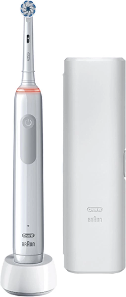 Oral B Oral-B Pro 3 - 3500 - Witte Elektrische Tandenborstel + Reisetui 13 Oral B Oral-B Pro 3 - 3500 - Witte Elektrische Tandenborstel + Reisetui - Afbeelding 11