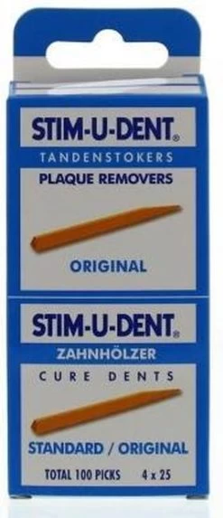 Stimudent Origineel - 4x 25 St - Tandenstoker 14 Stimudent Origineel - 4x 25 St - Tandenstoker -Mondverzorging 517x1200 1